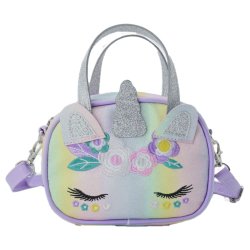 Tinka - Bag Unicorn Glitter w/Embroidery Pretty Purse