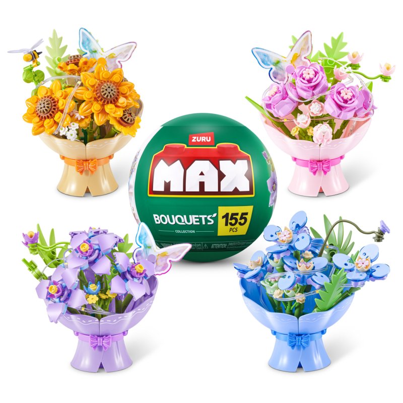 MAX Build more Premium Bricks LED Bouquets Building Collection