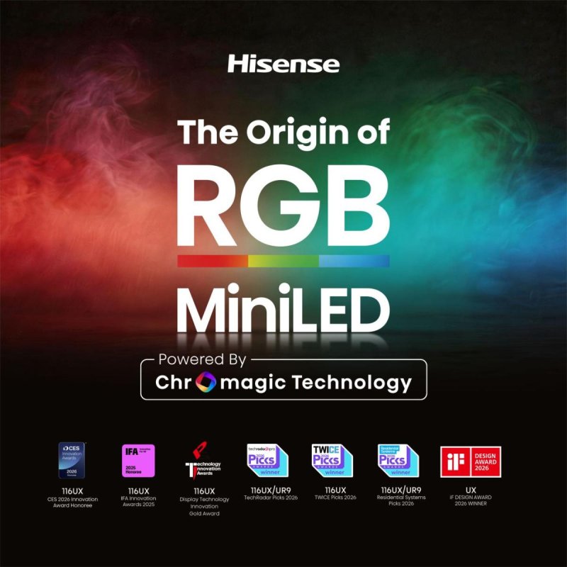 Hisense 85UR8DS RGB MiniLED (null cm (null Zoll))