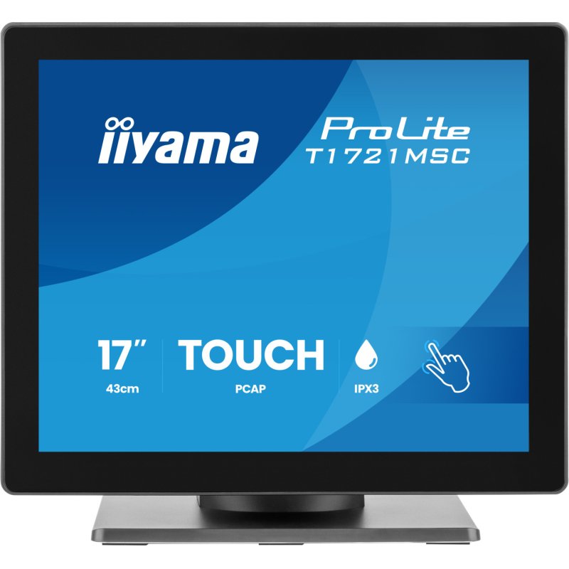 iiyama ProLite T1721MSC-B3 écran plat de PC 43,2 cm (17") 1280 x 1024 pixels SXGA Écran tactile Dessus de table Noir