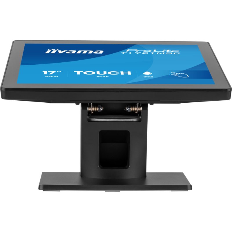 iiyama ProLite T1721MSC-B3 computer monitor 43.2 cm (17") 1280 x 1024 pixels SXGA Touchscreen Tabletop Black