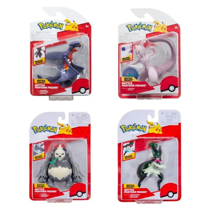 Pokémon Battle Feature Figure Action Figure ver. 21 Assortment (4)
