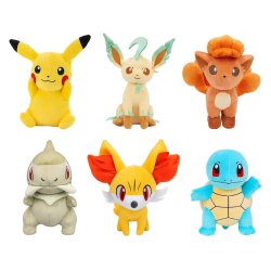 Pokémon Plush Figure 20 cm Assortment (6)