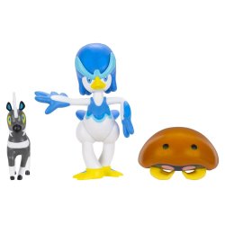 Pokémon Battle Figure 3-Pack Blitzle, Kabuto & Quaxwell