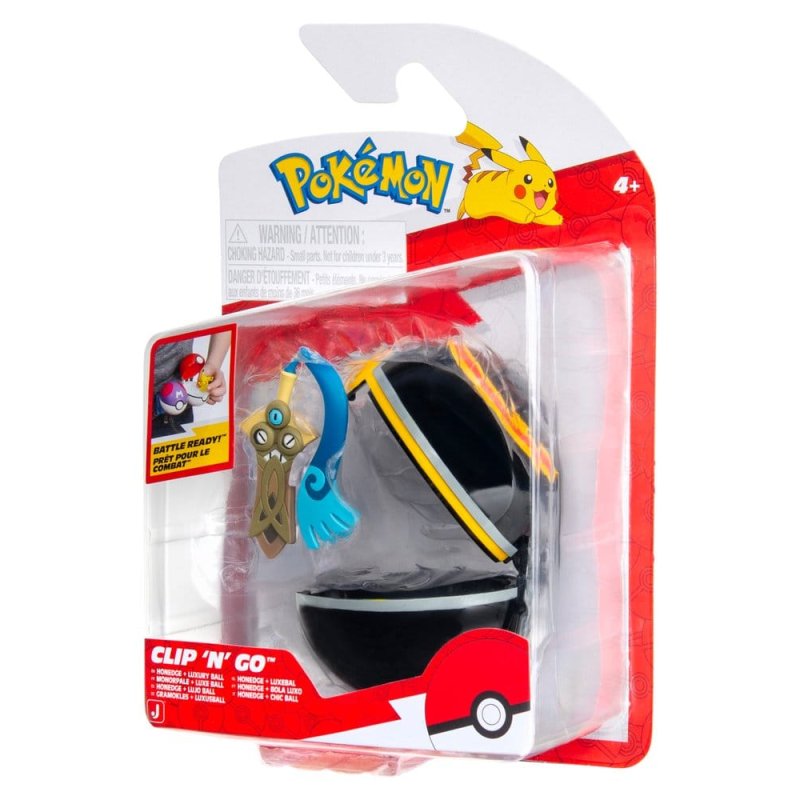 Pokémon Clip 'n' Go Action Figure Wave 22 Honedge & Luxury Ball