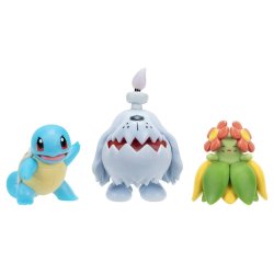 Pokémon Battle Figure 3-Pack Squirtle, Greavard & Bellossom