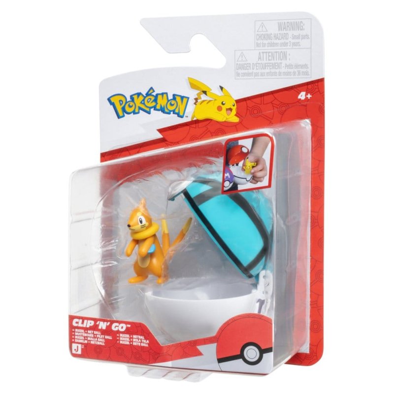 Pokémon Clip 'n' Go Action Figure Buizel & Net Ball