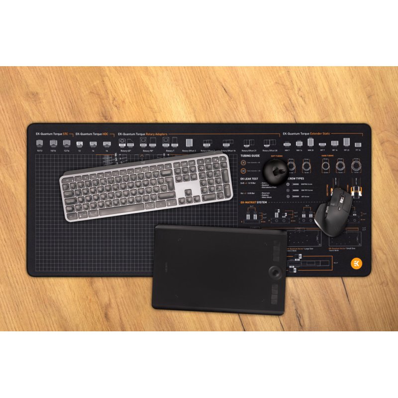 EK 3831109903261 mouse pad Gaming mouse pad Black