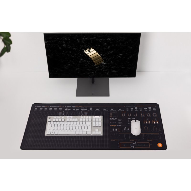EK 3831109903261 mouse pad Gaming mouse pad Black