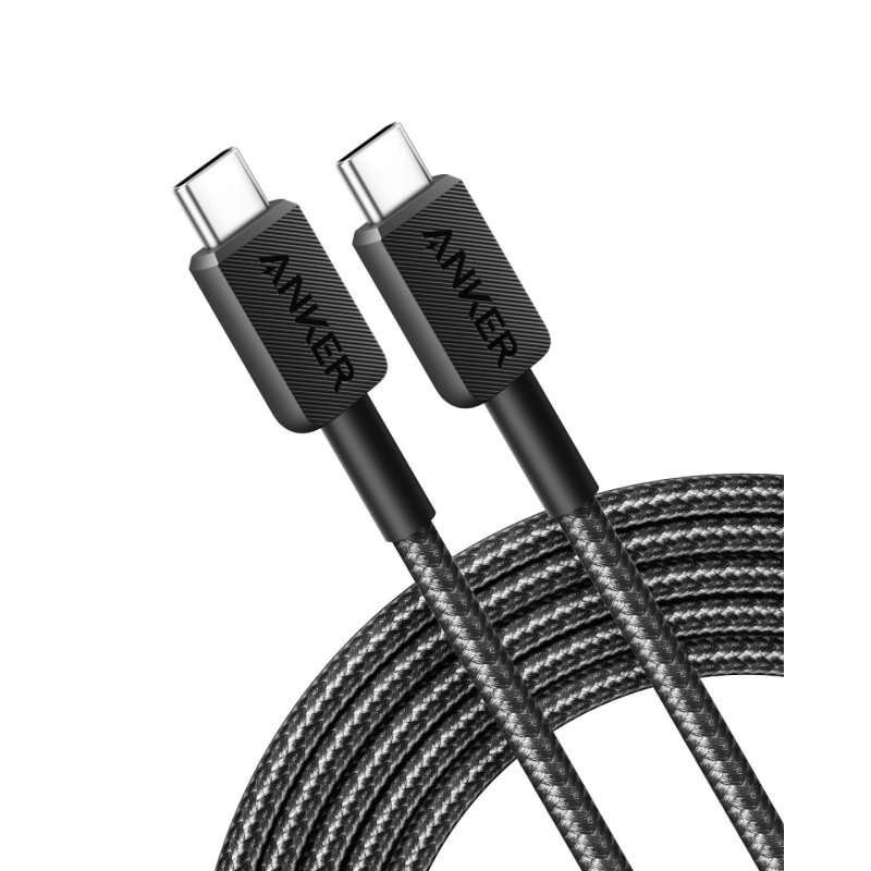 Anker Braided USB-C to USB-C Charging Cable 0.9 m, Black