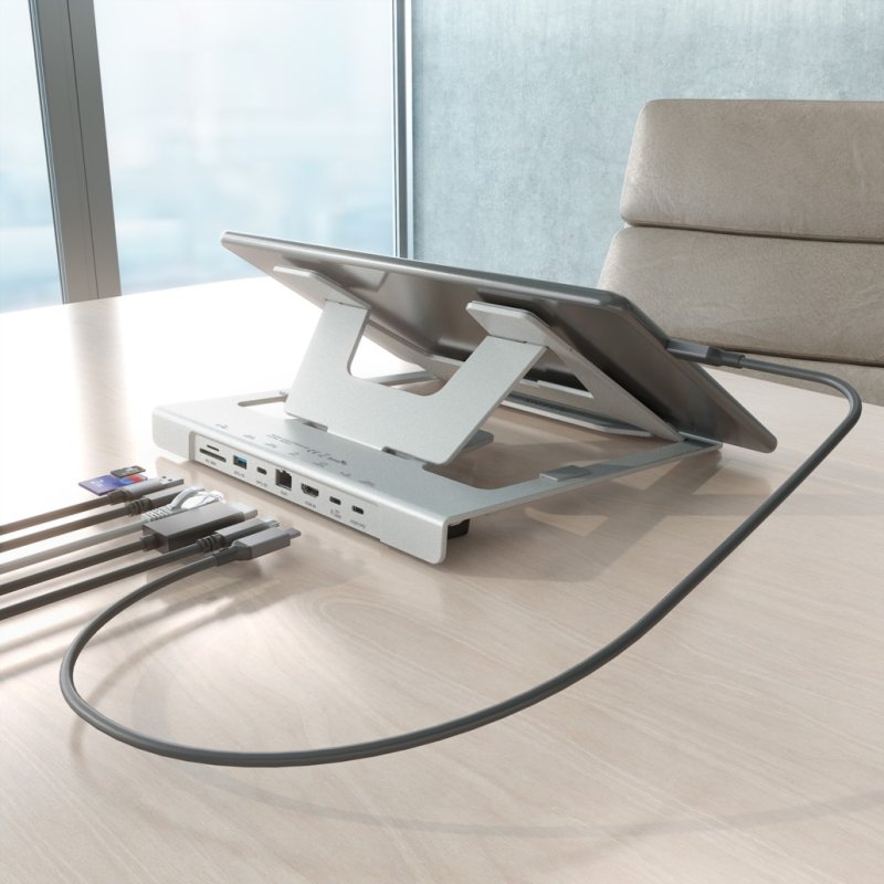 AISENS ASUC-7P045-GR laptop stand Laptop & tablet stand Grey 40.6 cm (16")