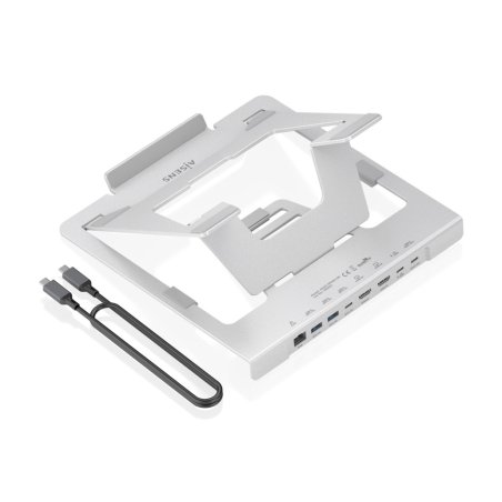 AISENS ASUC-7P046-GR Support de livres Support pour ordinateur portable et tablette Gris 40,6 cm (16")