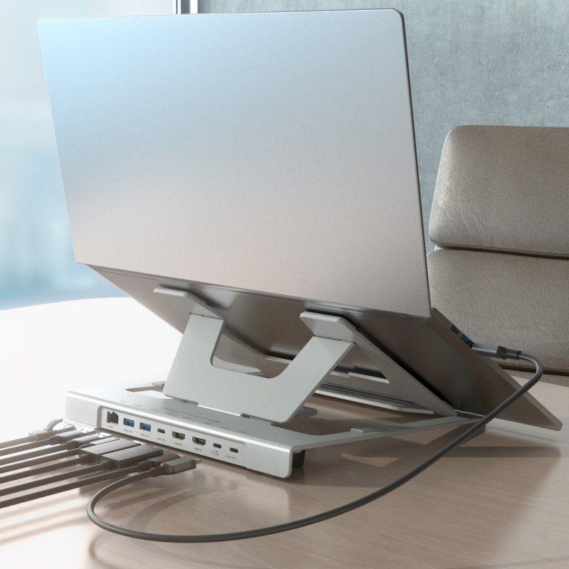 AISENS ASUC-7P046-GR laptop stand Laptop & tablet stand Grey 40.6 cm (16")