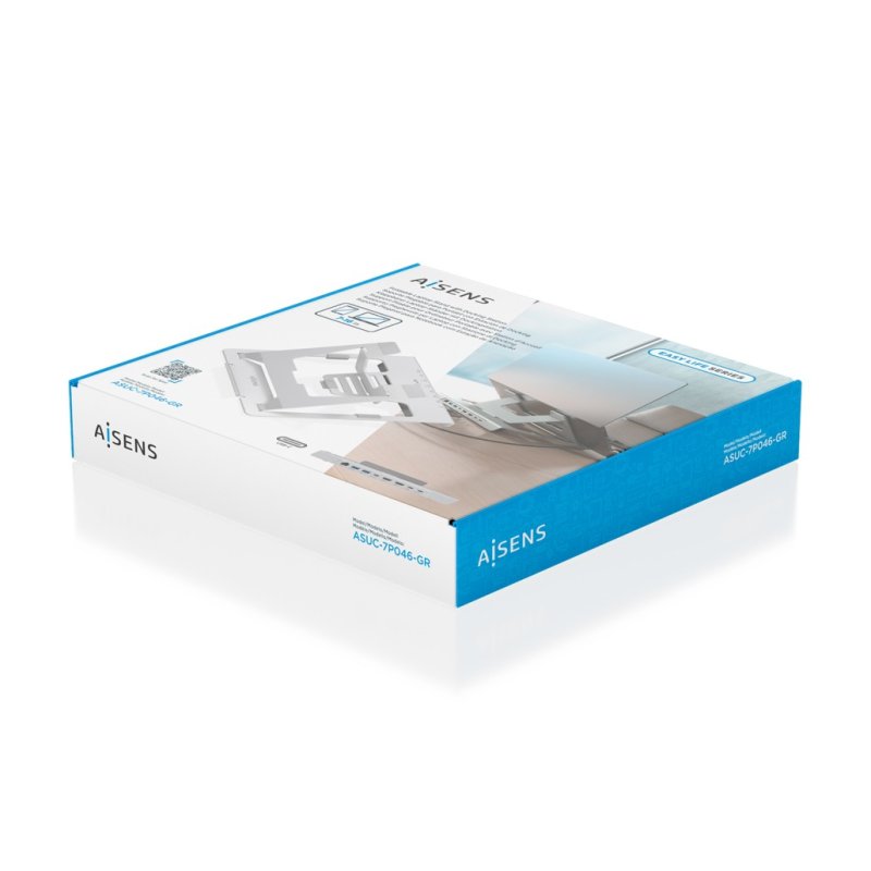 AISENS ASUC-7P046-GR laptop stand Laptop & tablet stand Grey 40.6 cm (16")