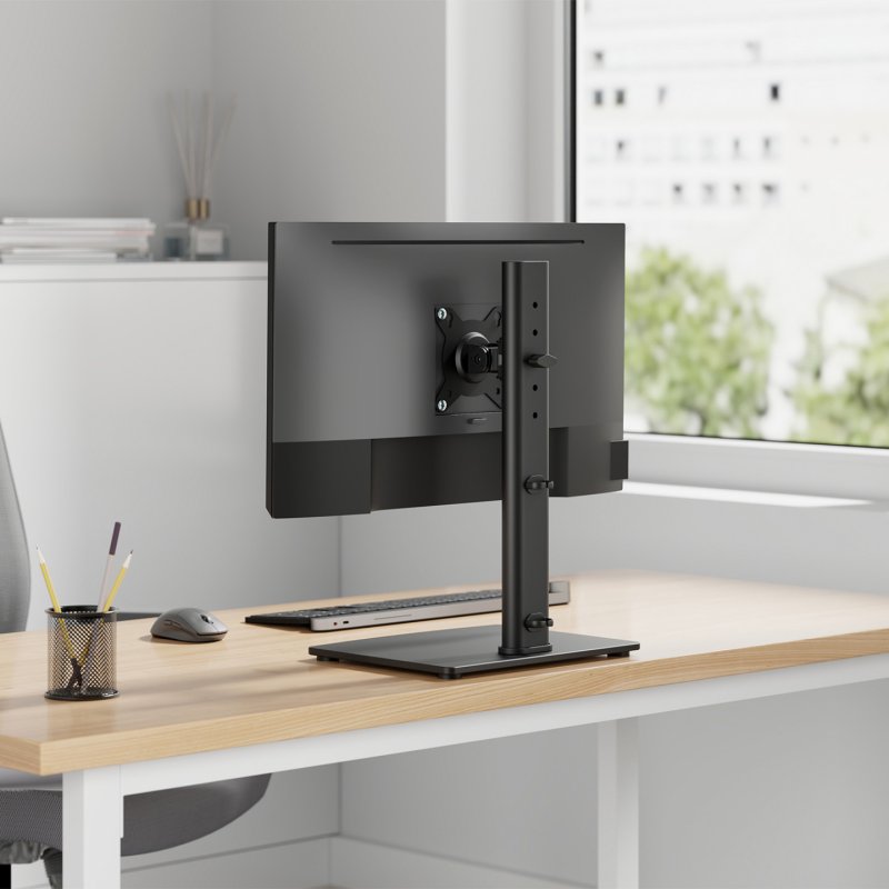 SOPORTE AISENS MESA PEANA GIRATORIO INCLINABLE MONITOR/TV 12KG 17-34"