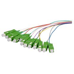 EFB Elektronik Fiber Pigtail SC OS2 G657A2-colored set - 12 pieces