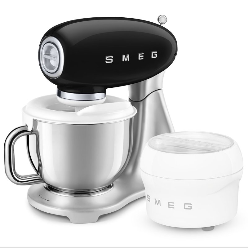 Smeg Stand Mixer Black 50's Style Aesthetic