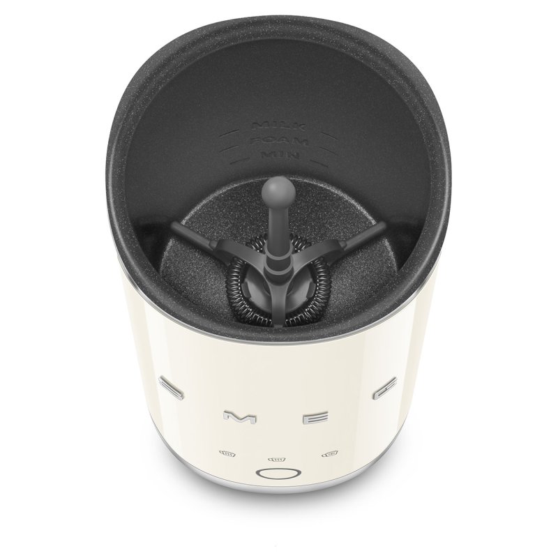Smeg MFF02CREU Mousseur et réchauffeur de lait Mousseur/Chauffe-lait automatique Crème