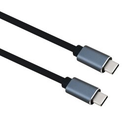 Helos 304319 USB cable USB 3.2 Gen 2 (3.1 Gen 2) 2 m USB C 10 Gbit/s Black, Grey