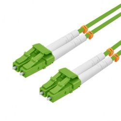 helos LWL OM5 Patchkabel Duplex LSZH 2,0mm LC/LC lindgrn 1,5m