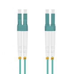 Helos 218694 InfiniBand/fibre optic cable 1.5 m LC Aqua colour