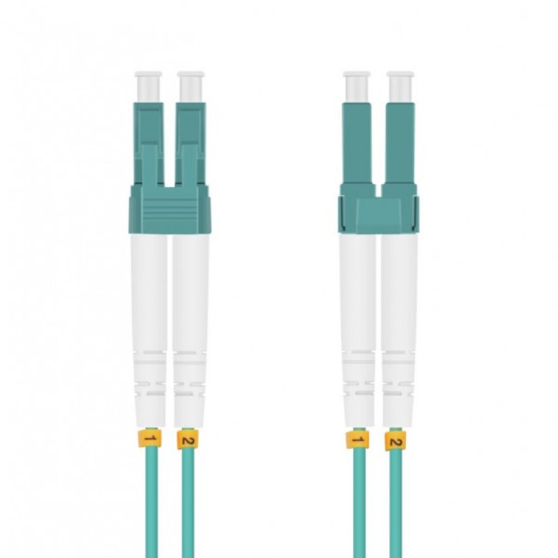 Helos 218694 InfiniBand/fibre optic cable 1.5 m LC Aqua colour