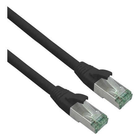Helos 363738 networking cable Black 15 m Cat7 S/FTP (S-STP)