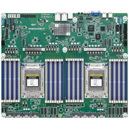 Asrock ROME2D32GM-2T carte mère AMD SoC Socket SP3
