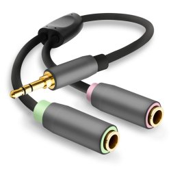 Helos 288715 séparateur audio Noir, Gris