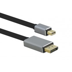 Helos 288474 video cable adapter 3 m Mini DisplayPort DisplayPort Black