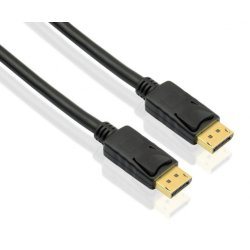 Helos 288437 DisplayPort cable 1 m Black