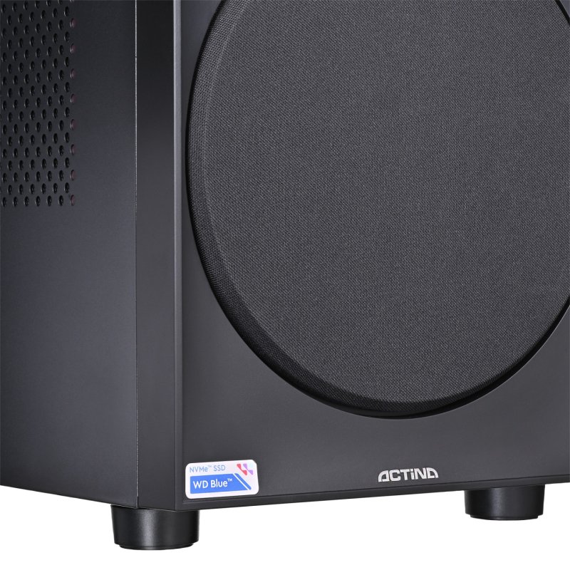 Actina 5901443445111 PC AMD Ryzen™ 5 8400F 16 GB DDR5-SDRAM 1 TB SSD AMD Radeon RX 7600 Midi Tower Black