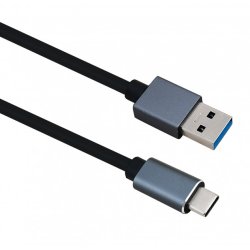 Helos 288353 USB cable 1 m USB A USB C 240 W Black