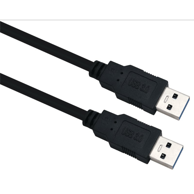 helos Anschlusskabel, USB 3.0 A Stecker/A Stecker, 5,0m, schwarz