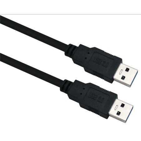 Helos 288324 câble USB USB 3.2 Gen 1 (3.1 Gen 1) 5 m USB A Noir