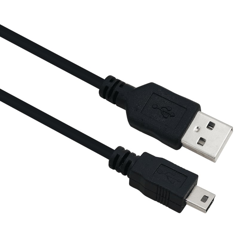 Helos 288316 USB cable USB 2.0 3 m USB A Mini-USB B Black