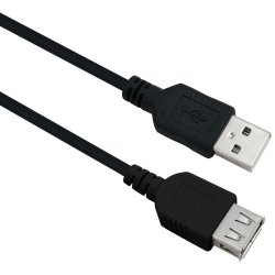 Helos 288312 USB cable USB 2.0 3 m USB A Black
