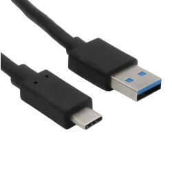 helos USB Type-C auf USB-3.2 Lade-/Datenkabel, 1 m, schwarz
