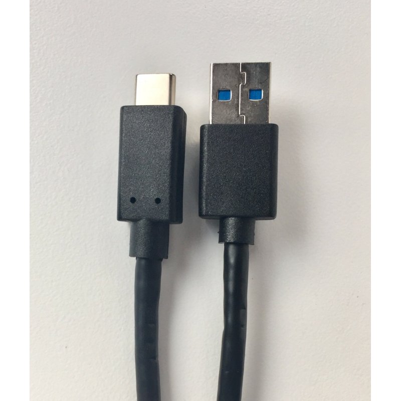 helos USB Type-C auf USB-3.2 Lade-/Datenkabel, 1 m, schwarz