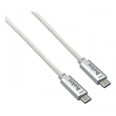 Helos 372343 USB cable 2 m USB C 40 Gbit/s 240 W White