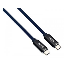 Helos 372340 USB cable 1 m USB C 40 Gbit/s 240 W White