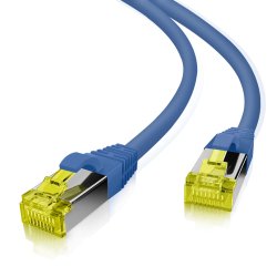 Helos 263754 networking cable Blue 1 m Cat6a S/FTP (S-STP)