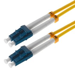 helos LWL OS2 Patchkabel Duplex LSZH 3,0mm LC/LC gelb 5,0m