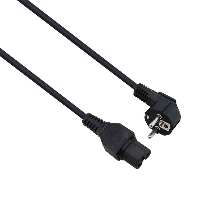 Helos 262773 power cable Black 1.8 m CEE7/7 C15 coupler