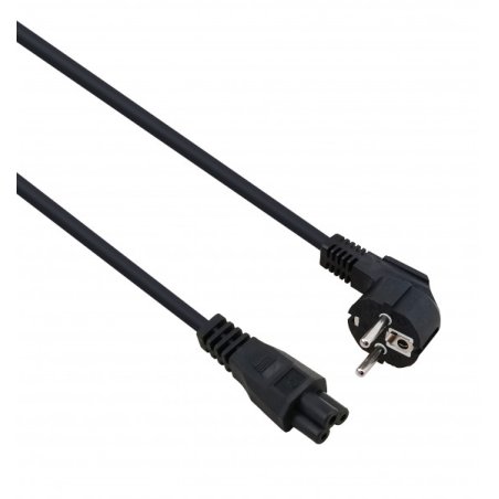 Helos 262769 câble électrique Noir 3 m CEE 7/7 Coupleur C5