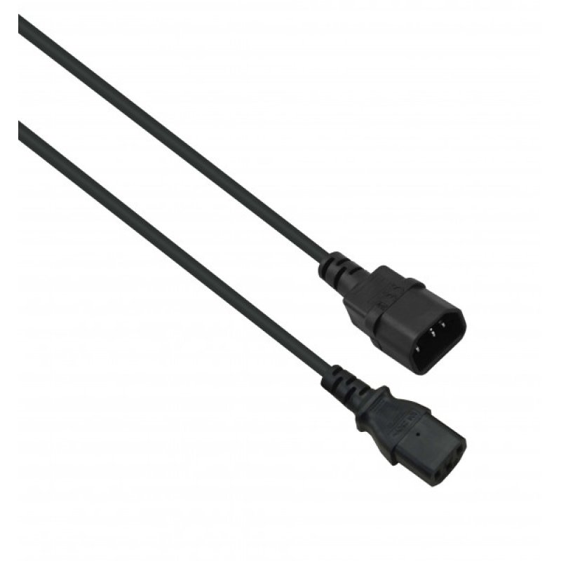 Helos 262662 power cable Black 5 m C14 coupler C13 coupler