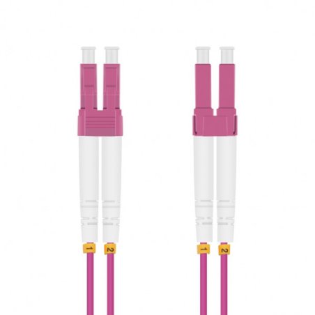 Helos 195818 InfiniBand/fibre optic cable 0.5 m LC Violet