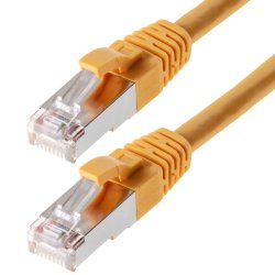 Helos SF/UTP CAT 5e 3m networking cable Yellow Cat5e SF/UTP (S-FTP)