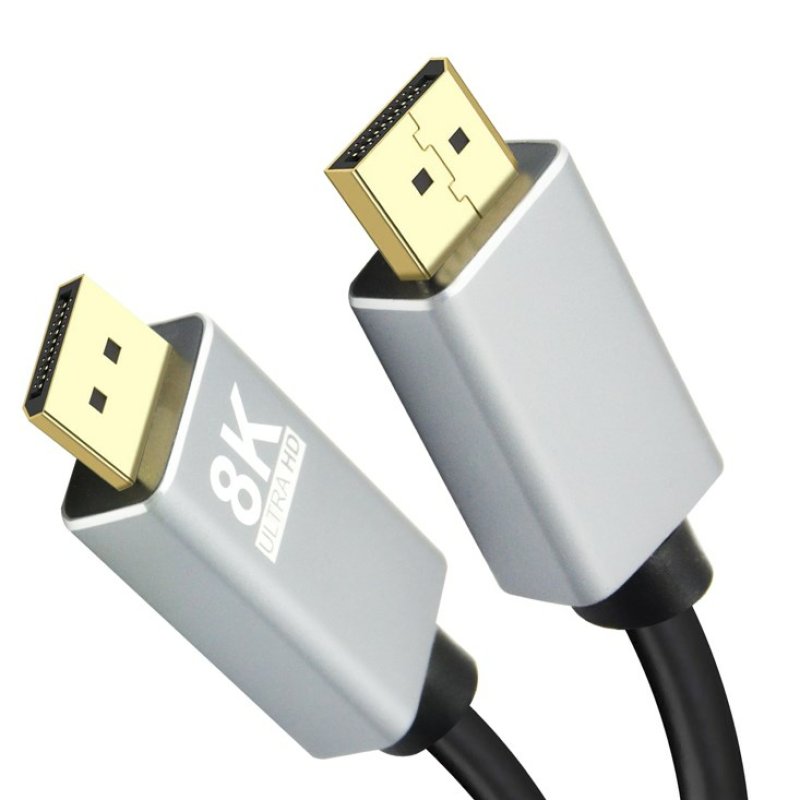 Helos 288443 DisplayPort cable 1 m Black, Grey