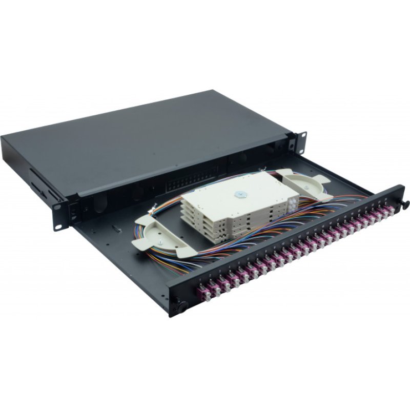Helos 375561 rack cabinet 1U Black
